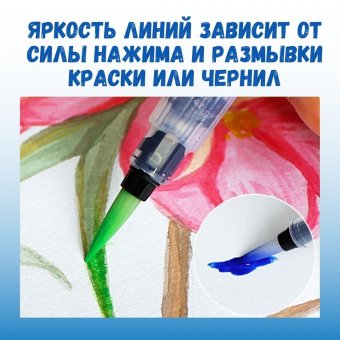 Набор кистей для рисования c резервуаром 6 штук Water Brush set №1